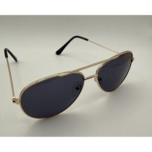 Top Gun Maverick Gold Frame Aviator Sunglasses Aviators Dark Smoke Lenses